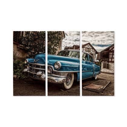 Obraz Wieloczęściowy Niebieski Cadillac Eldorado Z 1953 Roku