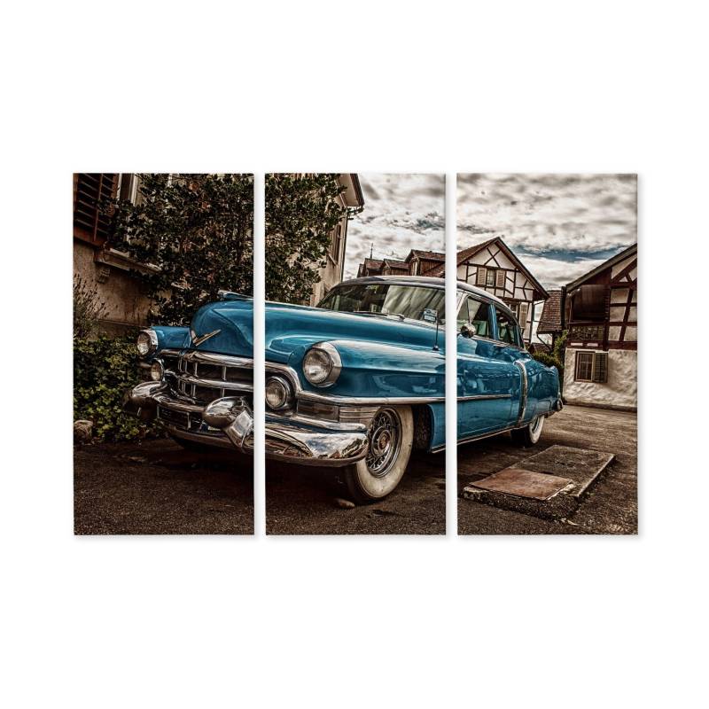 Obraz Wieloczęściowy Niebieski Cadillac Eldorado Z 1953 Roku