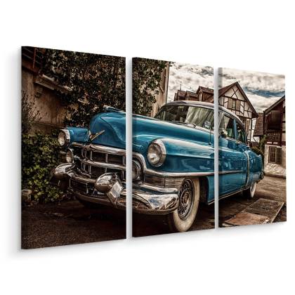 Obraz Wieloczęściowy Niebieski Cadillac Eldorado Z 1953 Roku