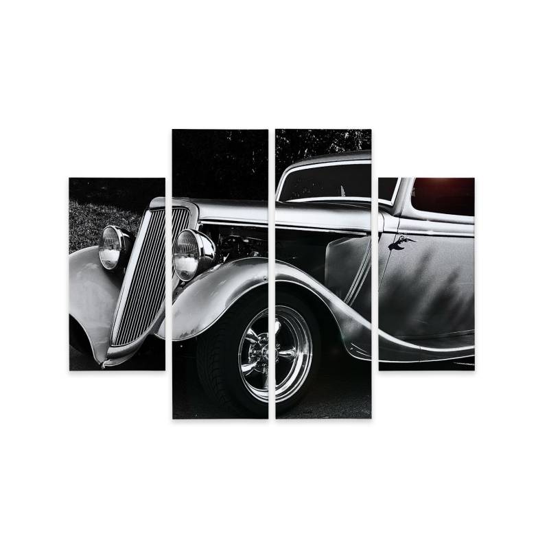 Obraz Wieloczęściowy Samochód Hot Rod W Stylu Vintage