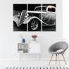 Obraz Wieloczęściowy Samochód Hot Rod W Stylu Vintage