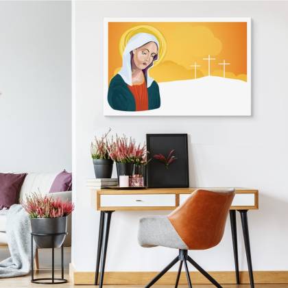 Obraz Na Płótnie Portret Najświętszej Maryi Panny