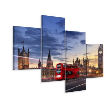 Obraz Wieloczęściowy Panorama Westminsteru I Big Bena, Londyn