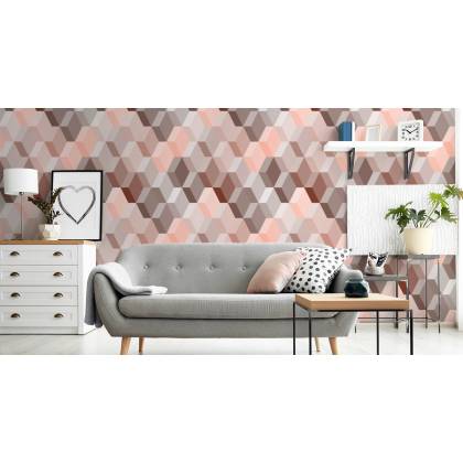 Tapeta 3D - Modernistyczny Wzór Geometryczny