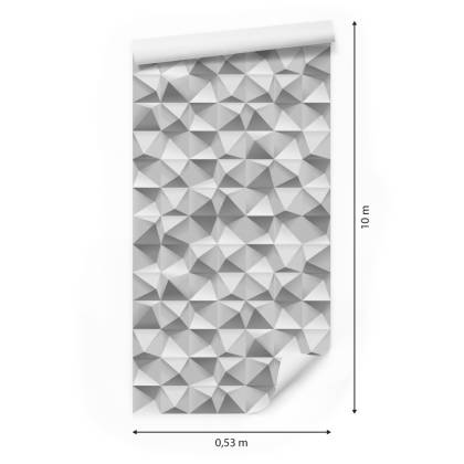 Tapeta 3D, Nowoczesna, Geometryczna, Do Sypialni