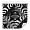 Tapeta Geometryczna 3D Głębia, Kwadraty, Do Salonu