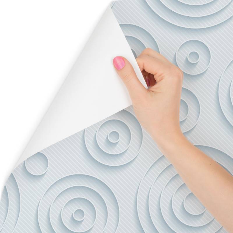 Tapeta Geometryczna 3D, Nowoczesna, Do Salonu