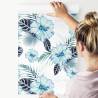 Tapeta Kwiaty Hibiskusa I Liście