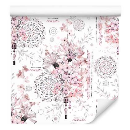 Tapeta Kwiaty I Ornamenty