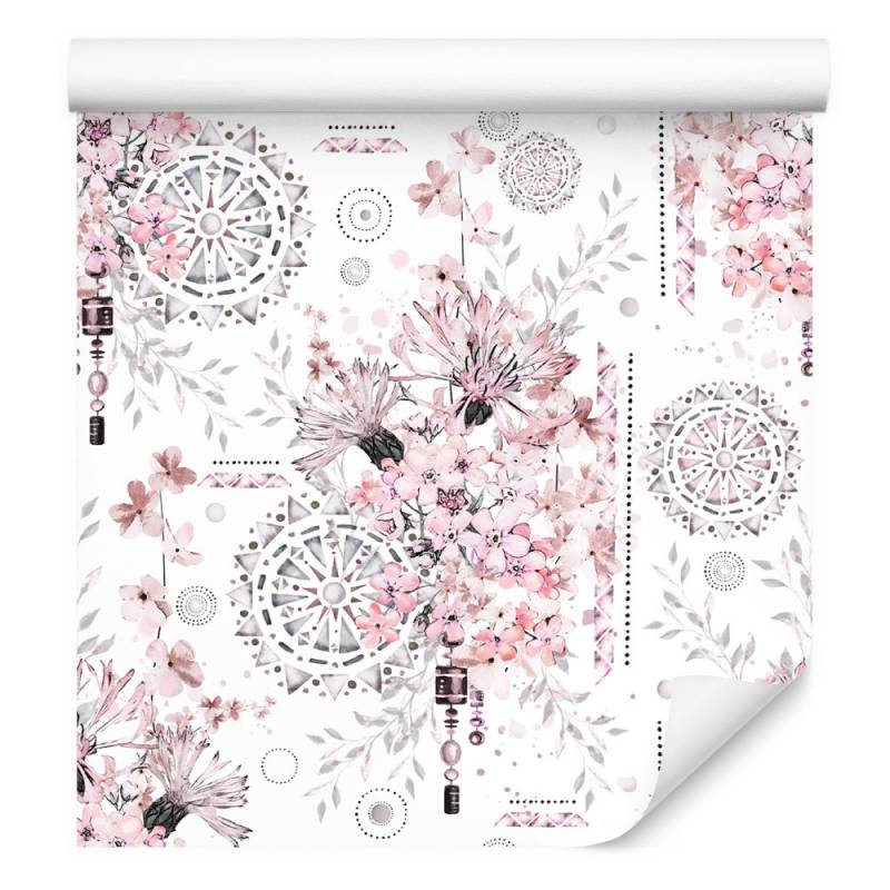Tapeta Kwiaty I Ornamenty