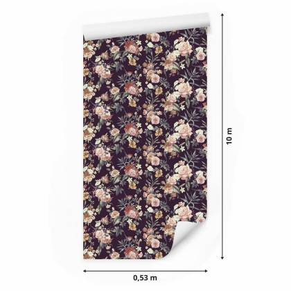 Tapeta Kwiaty W Stylu Vintage