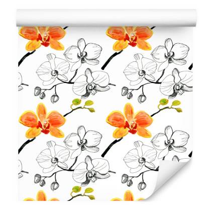 Tapeta Do Salonu Kwiaty Storczyki Orchidea Natura