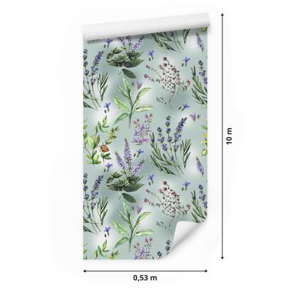 Tapeta Natura Kwiatów Lawendy