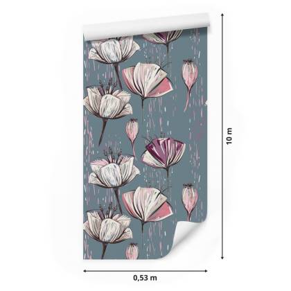 Tapeta Malowane Tulipany