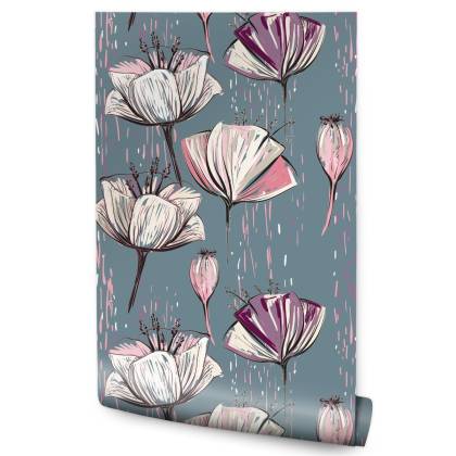 Tapeta Malowane Tulipany