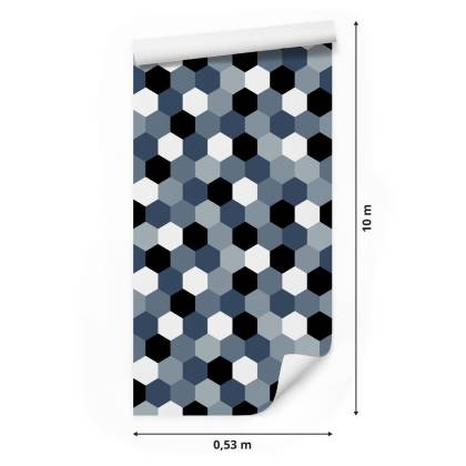 Tapeta Geometryczna Pokój Młodzieżowy Dla Chłopca