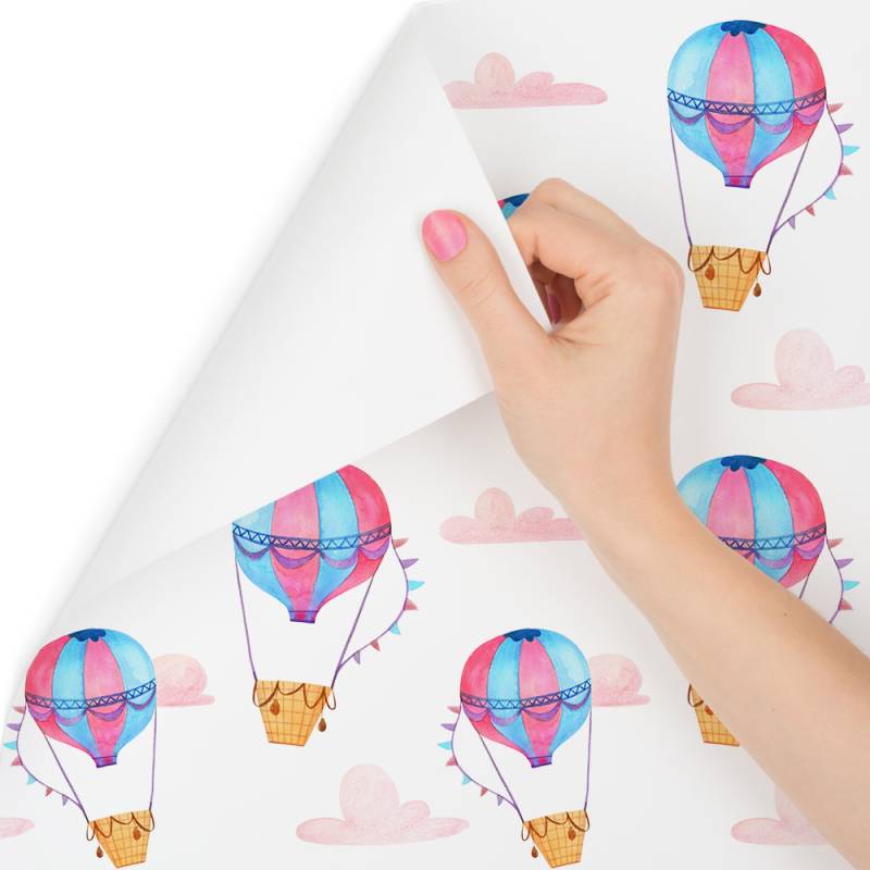Tapeta Pastelowe Balony Chmurki, Do Pokoju Dziecka