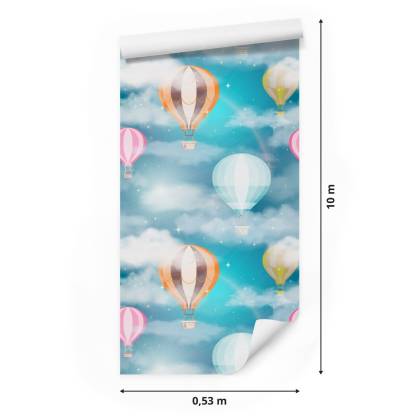 Tapeta Balony Za Chmurami