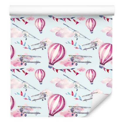 Tapeta Balony Wśród Samolotów