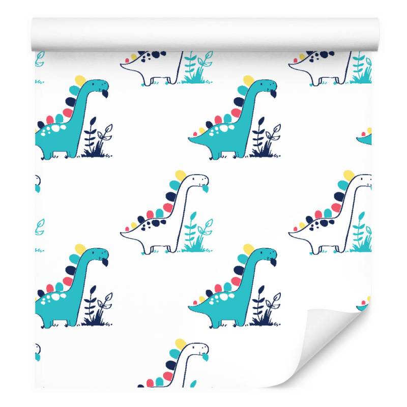 Tapeta Do Pokoju Dziecka, Dinozaury Rośliny Liście