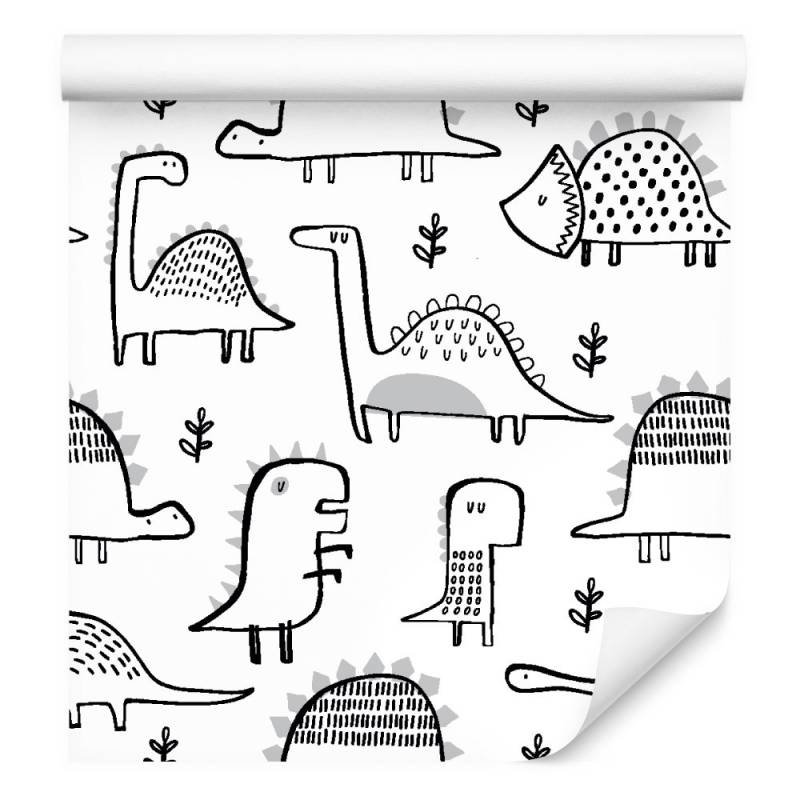 Tapeta Do Pokoju Dziecka, Dinozaury Rośliny Natura