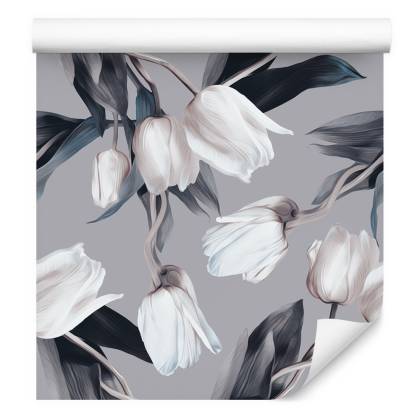 Tapeta Malowane Tulipany