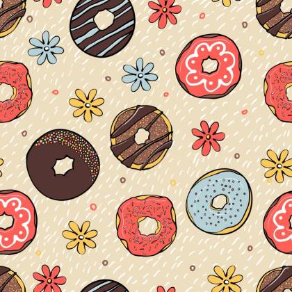 Tapeta Kolorowe Pączki Z Kwiatami