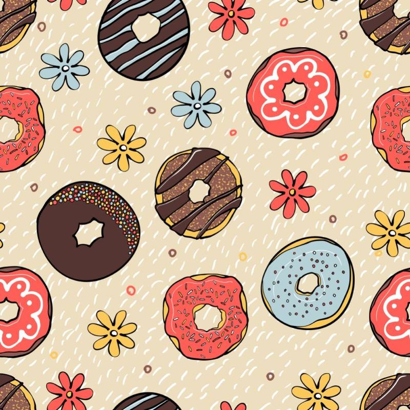 Tapeta Kolorowe Pączki Z Kwiatami