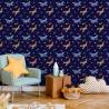 Tapeta Samoloty Retro Z Gwiazdkami