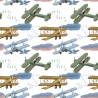 Tapeta Samoloty Retro Z Chmurami