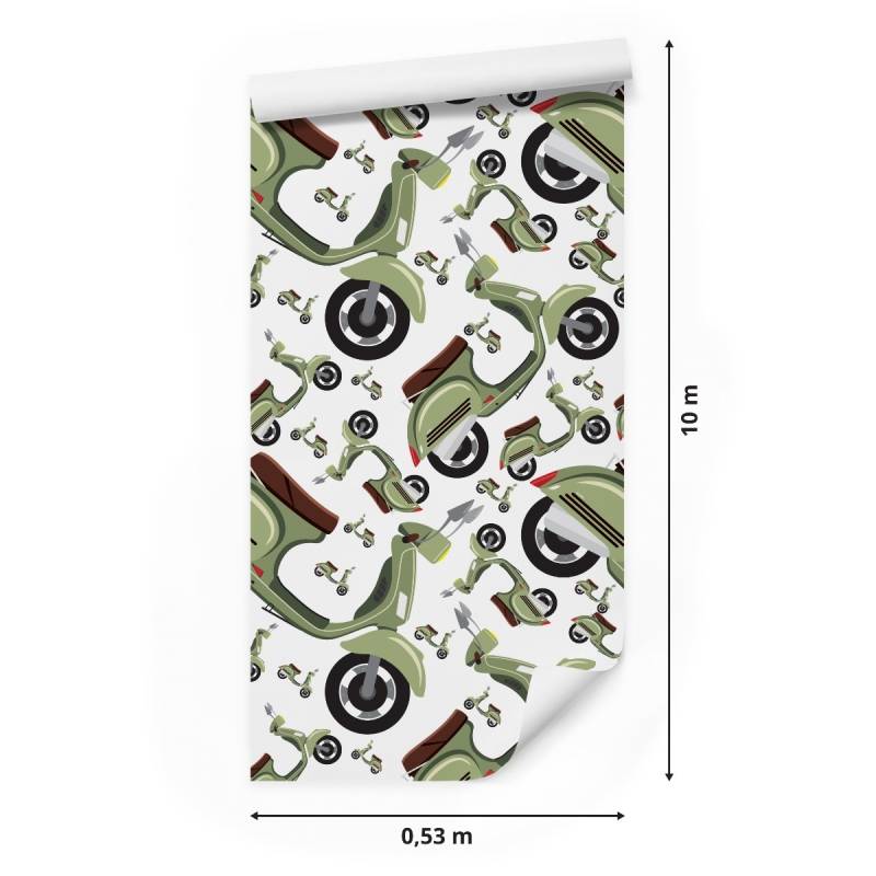 Tapeta Skutery Vintage