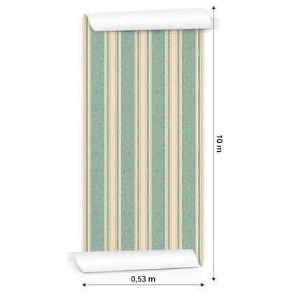 Tapeta Paski Retro I Ornamenty W Stylu Wschodnim
