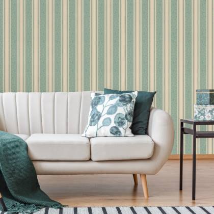 Tapeta Paski Retro I Ornamenty W Stylu Wschodnim