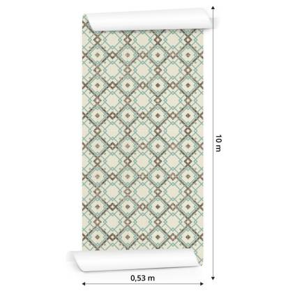 Tapeta Geometryczny Wzór W Stylu Retro