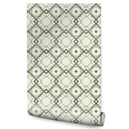 Tapeta Geometryczny Wzór W Stylu Retro