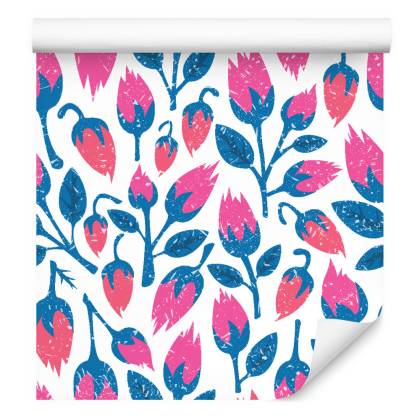 Tapeta Kwiaty W Stylu Retro