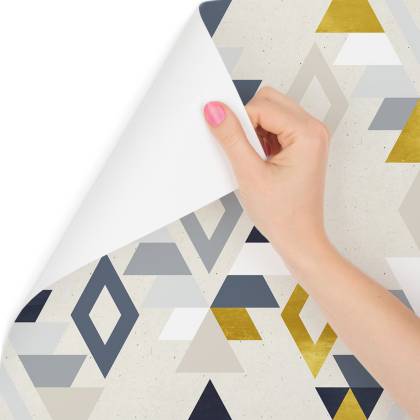 Tapeta Geometryczne Wzory Styl Retro