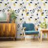 Tapeta Geometryczne Wzory Styl Retro