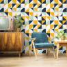 Tapeta Kolorowe Wzory W Stylu Retro