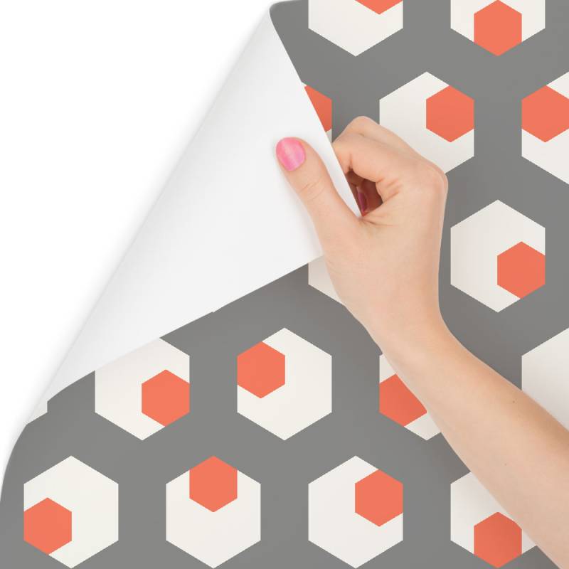 Tapeta Figury Geometryczne W Stylu Retro