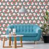 Tapeta Figury Geometryczne W Stylu Retro