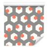 Tapeta Figury Geometryczne W Stylu Retro