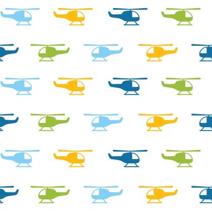 Tapeta Kolorowe Minimalistyczne Helikoptery