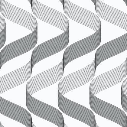 Tapeta Geometryczna - Nowoczesne Fale