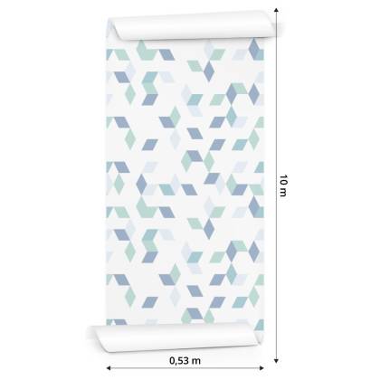 Tapeta Kolorowy Wzór Geometryczny
