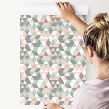 Tapeta Geometryczna - Kolorowe