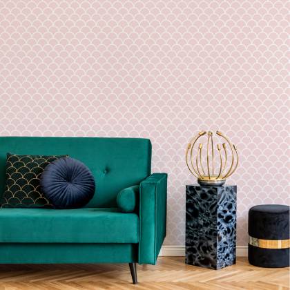 Tapeta Geometryczna Modne Ozdobne Wzory Do Salonu