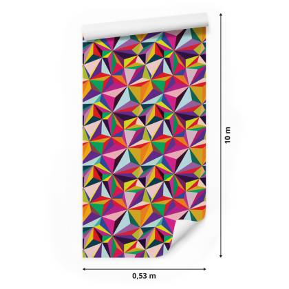 Tapeta Kolorowe Wzory Geometryczne
