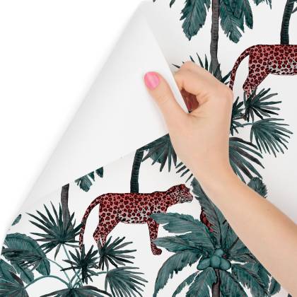 Tapeta – Dzikie Koty I Palmy