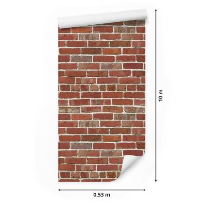 Tapeta Cegła-Mur 3D